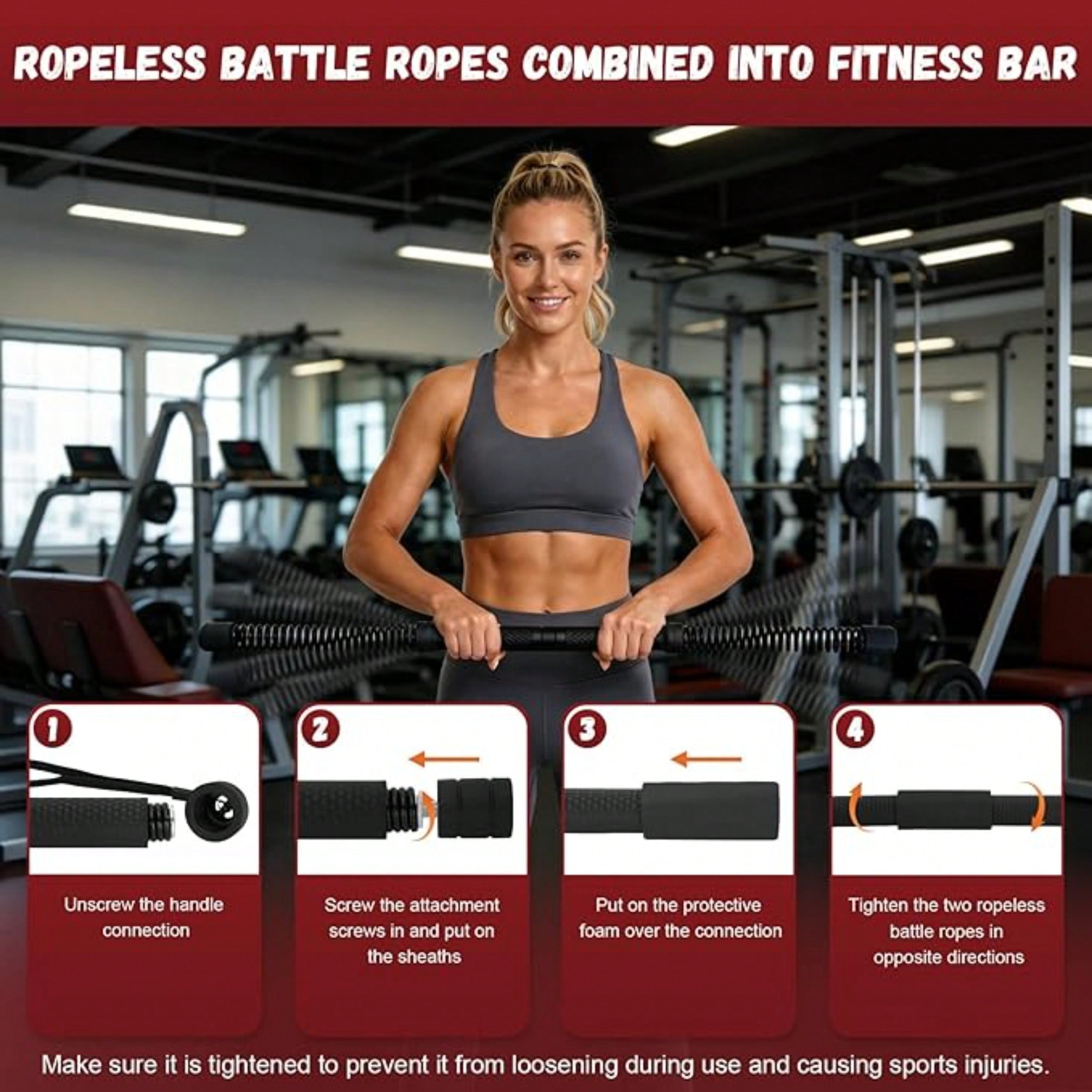 2-in-1 Upgraded Cordless Battl - Gear For Crossfit ulasan dan harga